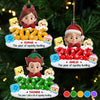 Custom Dumpling Squishy Acrylic Ornament - Personalized Christmas Birthday Gifts For Kids - Pure Joy In Every Moment