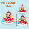 Custom Dumpling Squishy Acrylic Ornament - Personalized Christmas Birthday Gifts For Kids - Pure Joy In Every Moment