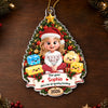 Custom Dumpling Squishy Acrylic Ornament - Personalized Christmas Birthday Gifts For Mom, Dad, Brother, Sister, Kids - Sweet Holiday Smiles Every Day