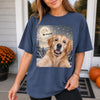 Custom Photo Funny Dog Selfie T-Shirt - Personalized Christmas Gifts For Dog Cat Lovers, Dog Dad And Mom, Cat Owners - Santa, Is That You