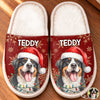 Custom Photo Flat Scuff Slippers - Personalized Christmas Birthday Gifts For Dog Cat Lovers, Dog Dad And Mom, Cat Owners - My Favorite Fluff