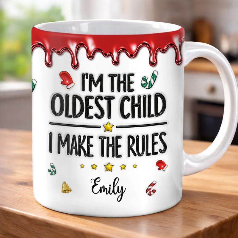 Custom 3D Inflated Effect Printed Mug - Personalized Birthday - Gifts For Mom, Dad, Brother, Sister - Better Together Always