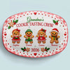 Custom Gingerbread Platter - Personalized Christmas Birthday Gifts For Mom, Grandma -  Warm Cookies Baked With Love
