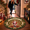 Custom Quilted Round Mat - Personalized Christmas Birthday Gifts For Mom, Dad, Brother, Sister - Merry Moments Together