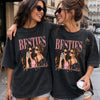 Custom Photo Comfort T-Shirt - Personalized Best Friend Birthday Gifts For Women, Besties, Sisters, BFF - Slay With My Bestie