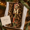 Custom Letter Wooden Ornament - Personalized Christmas Birthday Gifts For Mom, Dad, Brother, Sister, Kids, Sports Fans, Sports Lovers - Hooked On Happiness