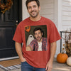 Custom Photo Funny Men & Women Selfie With Boo Comfort T-Shirt - Personalized Halloween Birthday Gifts For Mom, Dad, Brother, Sister - Selfie With My Boo