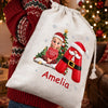 Custom Drawstring Gift Bag - Personalized Christmas Birthday Gifts For Mom, Dad, Brother, Sister - Pure Joy In Every Treat