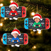 Custom Photo Little Gamer Acrylic Ornament - Personalized Christmas Birthday Gifts For Kids - Level Up The Holidays