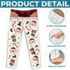 Custom Funny Pajama Pants - Personalized Christmas Birthday Gifts For Husband, Son, Grandson, Brother, Grandpa, Dad, Yourself - Tis The Season To Chill