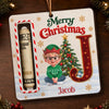 Custom Wooden Money Holder Ornament - Personalized Christmas Birthday Gifts For Mom, Dad, Brother, Sister - Buck Full Of Joy