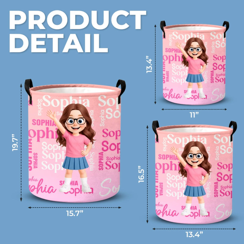Custom Laundry Basket - Personalized Birthday Gifts For Kids - Little Moments, Big Dreams