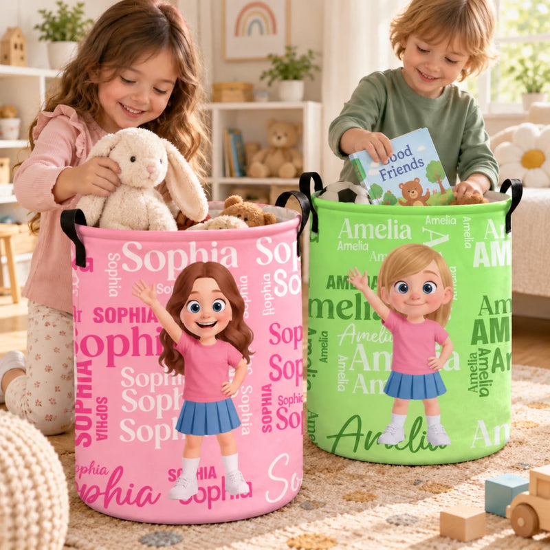 Custom Laundry Basket - Personalized Birthday Gifts For Kids - Little Moments, Big Dreams