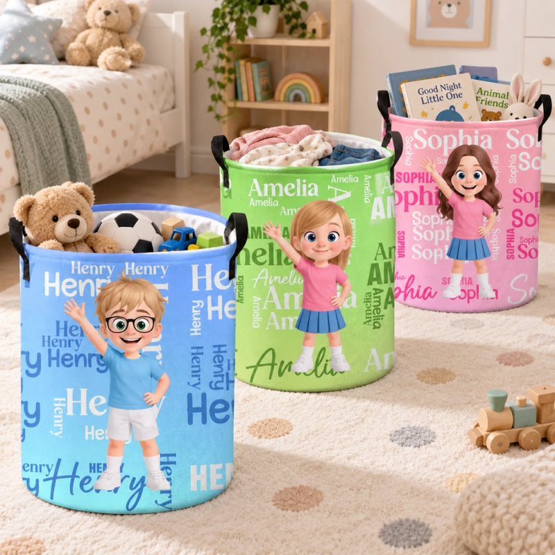 Custom Laundry Basket - Personalized Birthday Gifts For Kids - Little Moments, Big Dreams