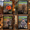 Custom Photo Magazine Vertical Poster - Personalized Christmas Birthday Hunting Gifts For Hunters - Born For The Wild