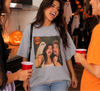 Custom Photo Bestie Selfie With My Boo T-Shirt – Personalized Funny Halloween Shirt for Best Friends, BFF Halloween Gift - Partners in crime. Partners in haunt.