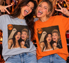 Custom Photo Bestie Selfie With My Boo T-Shirt – Personalized Funny Halloween Shirt for Best Friends, BFF Halloween Gift - Partners in crime. Partners in haunt.