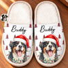 Custom Photo Flat Scuff Slippers - Personalized Christmas Birthday Gifts For Dog Cat Lovers, Dog Dad And Mom, Cat Owners - My Coziest Companion