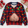 Custom Funny Ugly Sweatshirt - Personalized Christmas Birthday Gifts For Husband, Son, Grandson, Brother, Grandpa, Dad, Yourself - Chilling In Style This Season