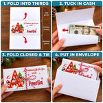 Custom Name Christmas Money Gifts - Personalized Money Envelop