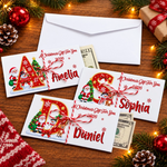 Custom Name Christmas Money Gifts - Personalized Money Envelop