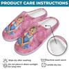 Custom Photo Fluffy Slippers - Personalized Christmas Birthday Gifts For Kids - Comfy Days Start Here