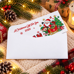 Custom Name Christmas Money Gifts - Personalized Money Envelop