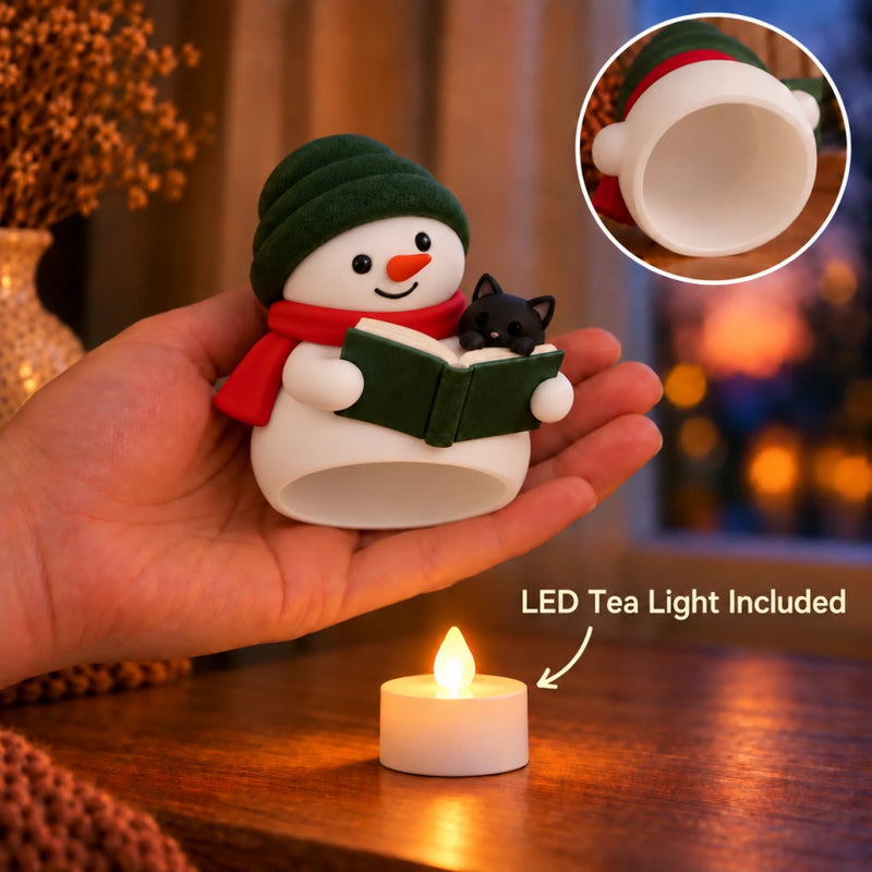 Ghost Reading Book LED Tealight - Christmas Bookish Gifts For Book Lovers, Bookworms, Readers - Wrapped In Good Stories