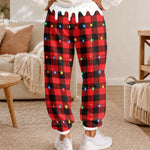 Custom Letter Unisex Sweatpants - Personalized Christmas Birthday Gifts For Mom, Dad, Brother, Sister - Gingerbread Cookie Crew