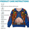 Custom Funny Ugly Sweatshirt - Personalized Christmas Birthday Gifts For Husband, Son, Grandson, Brother, Grandpa, Dad, Yourself - Best Cowboy In The Town