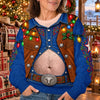 Custom Funny Ugly Sweatshirt - Personalized Christmas Birthday Gifts For Husband, Son, Grandson, Brother, Grandpa, Dad, Yourself - Best Cowboy In The Town