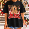 Custom Photo T-Shirt - Personalized Christmas Gifts For Dog Cat Lovers, Dog Dad And Mom, Cat Owners - I Am The Present