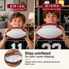 Custom Photo Leather Football - Personalized Birthday Gifts For Son, Grandson, American Football Lovers, Sports Fans, Sports Lovers - Born To Be A Champion