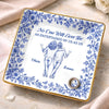 Custom Jewelry Dish - Personalized Best Friend Birthday Gifts For Women, Besties, Sisters, BFF - A Bond That Time Can’t Change