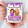 Custom 3D Inflated Effect Printed Mug - Personalized Best Friend Birthday Gifts For Women, Besties, Sisters, BFF - Serving Iconic Bestie Moments