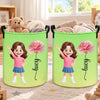 Custom Laundry Basket - Personalized Birthday Gifts For Kids - Pure Floral Girl Joy