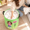 Custom Laundry Basket - Personalized Birthday Gifts For Kids - Pure Floral Girl Joy