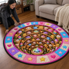 Custom Quilted Round Mat - Personalized Christmas Birthday Gifts For Kids - Merry Squishy Moments