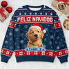 Custom Photo Ugly Sweatshirt - Personalized Christmas Birthday Gifts For Dog Cat Lovers, Dog Dad And Mom, Cat Owners - Jolly Little Pawtner