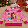 Custom Photo Squishy Ugly Sweatshirt - Personalized Christmas Birthday Gifts For Kids - Made Of Sugar And Sparkles