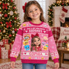 Custom Photo Squishy Ugly Sweatshirt - Personalized Christmas Birthday Gifts For Kids - Made Of Sugar And Sparkles