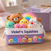 Custom Squishy Storage Basket - Personalized Birthday Gifts For Kids - Collecting Tiny Happiness