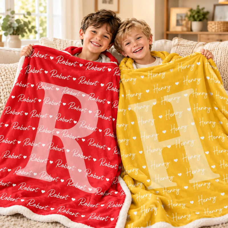 Custom Blanket - Personalized Birthday Gifts For Mom, Dad, Brother, Sister - Forever Wrapped In Love