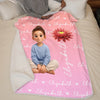 Custom Photo Blanket - Personalized Birthday Gifts 
For Kids - Little Sunshine In My Life