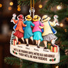 Custom Acrylic Ornament - Personalized Best Friend Christmas Birthday Gifts For Women, Besties, Sisters, BFF - Friends Today, Friends Always