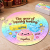 Custom Squishy Round Jigsaw Puzzle - Personalized Christmas Birthday Gifts For Kids - Little Giggles All Day