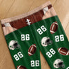 Custom Funny American Football Pajama Pants - Personalized Birthday Gifts For American Football Lovers, Sports Fans, Sports Lovers - Living The Ultimate Fan Life