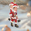 Custom Photo Acrylic Ornament - Personalized Anniversary Christmas Wedding Gifts For Husband And Wife, Him And Her - Double The Festive Fun