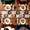 Custom Table Runner - Personalized Christmas Birthday Gifts For Mom, Dad, Brother, Sister - Christmas Feels Better Together