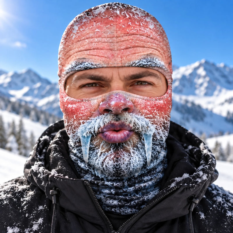 Custom Funny Ski Mask - Personalized Birthday Gifts For Ski Lovers - Snow Is My Happy Place